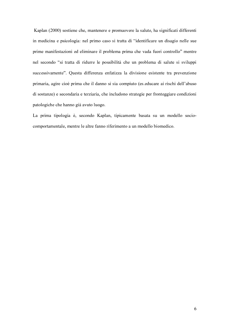 Anteprima della tesi: I fattori di resilienza allo stress: una ricognizione bibliografica, Pagina 5