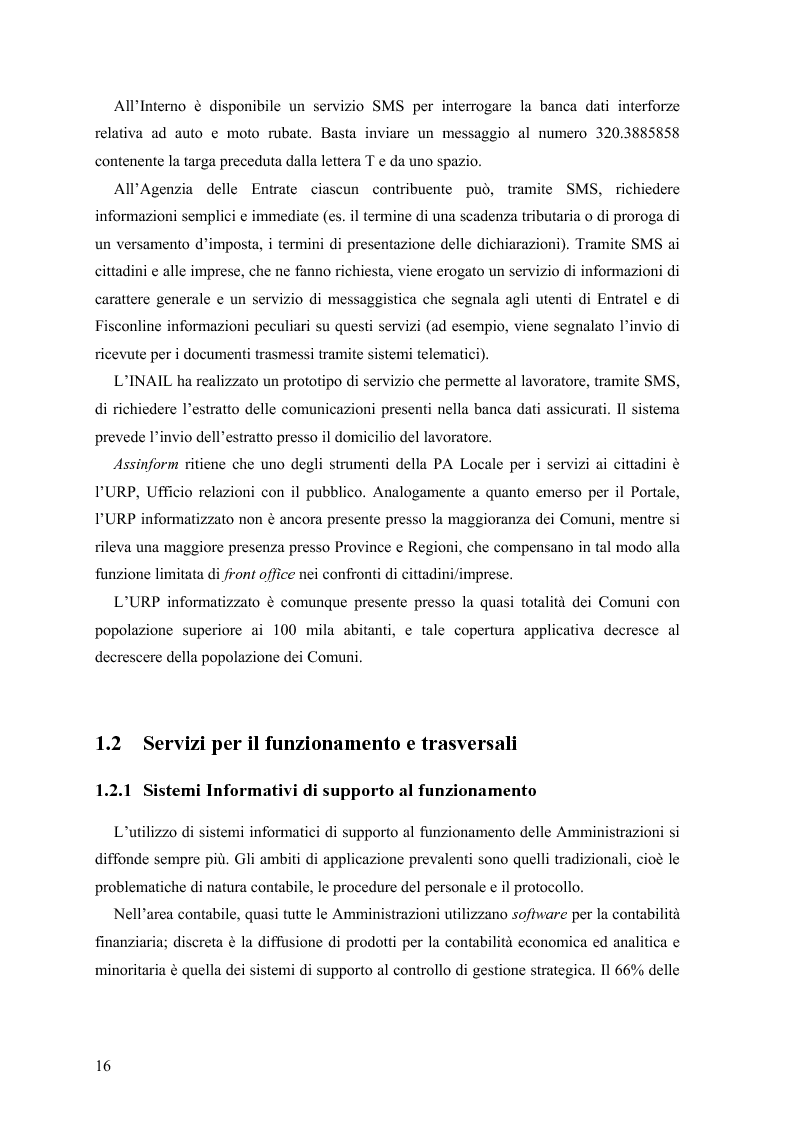 Anteprima della tesi: Lo stato delle intranet nelle Pubbliche Amministrazioni, Pagina 14