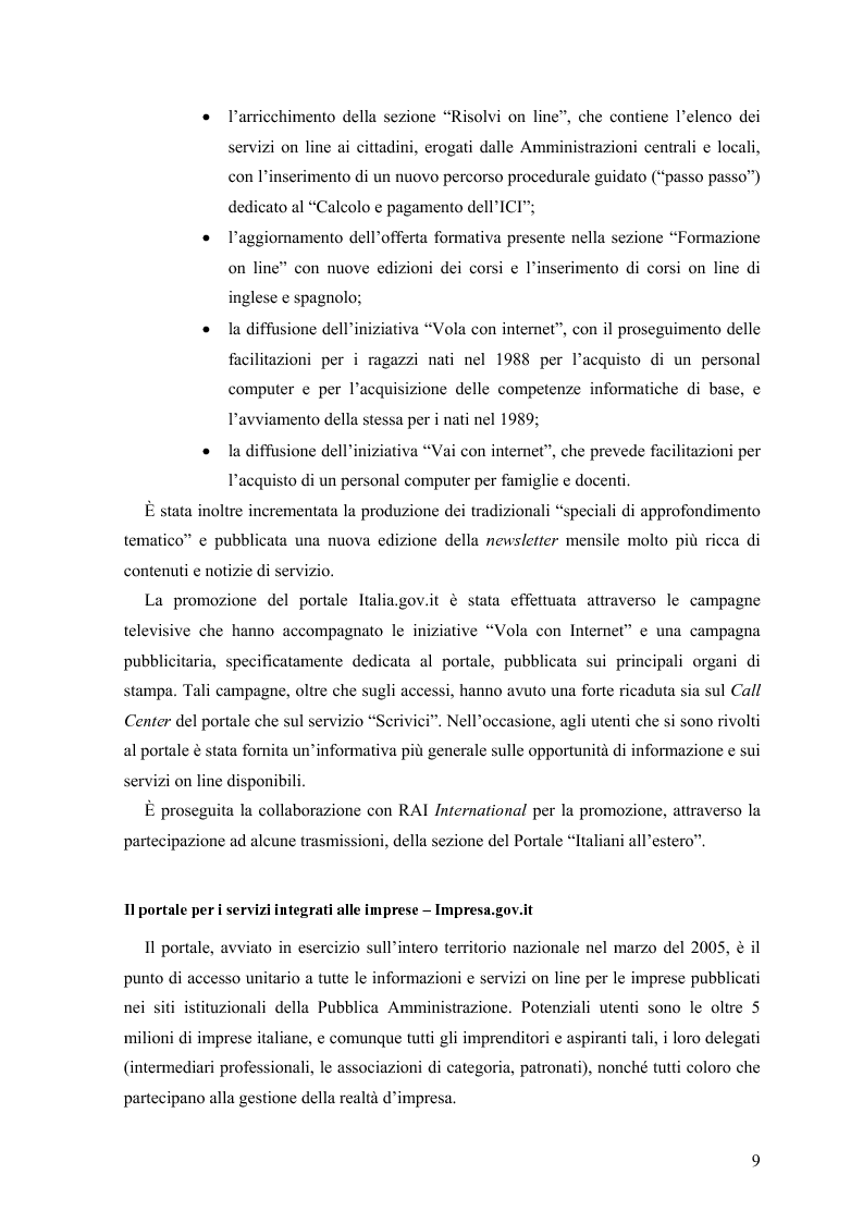 Anteprima della tesi: Lo stato delle intranet nelle Pubbliche Amministrazioni, Pagina 7