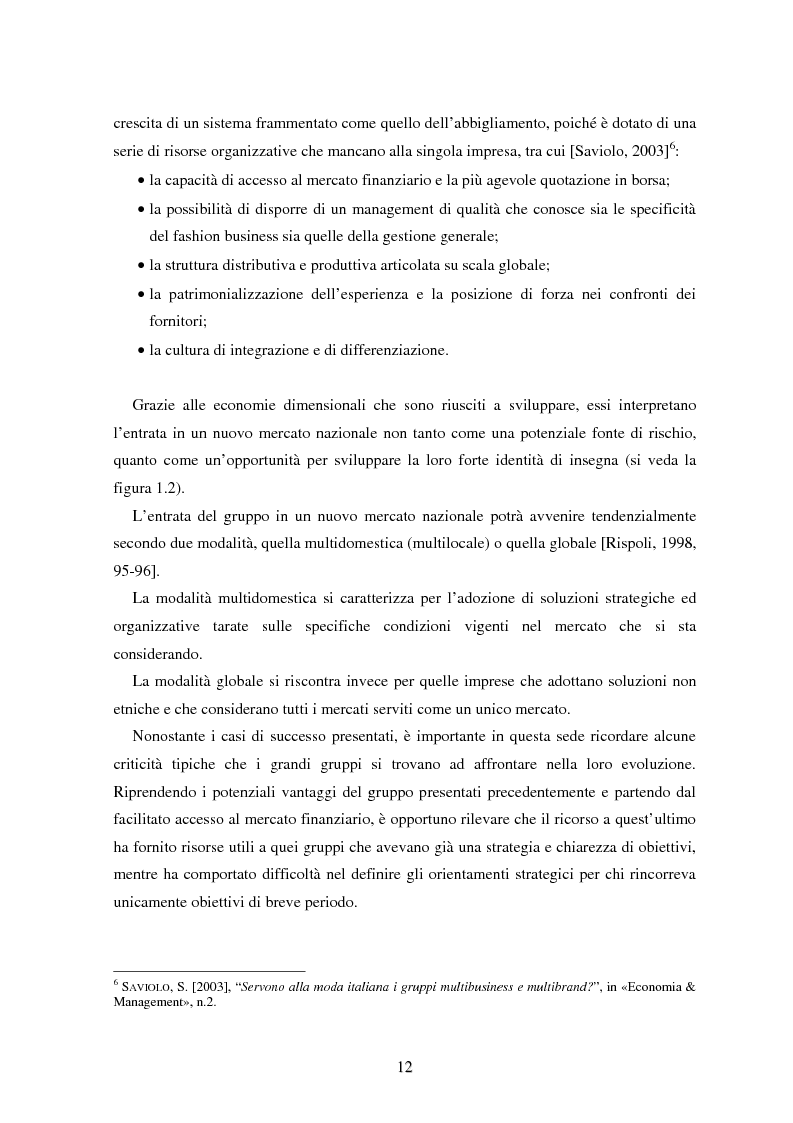 Anteprima della tesi: Marketing esperienziale e punto vendita nell'abbigliamento: aspetti concettuali ed applicativi, Pagina 10