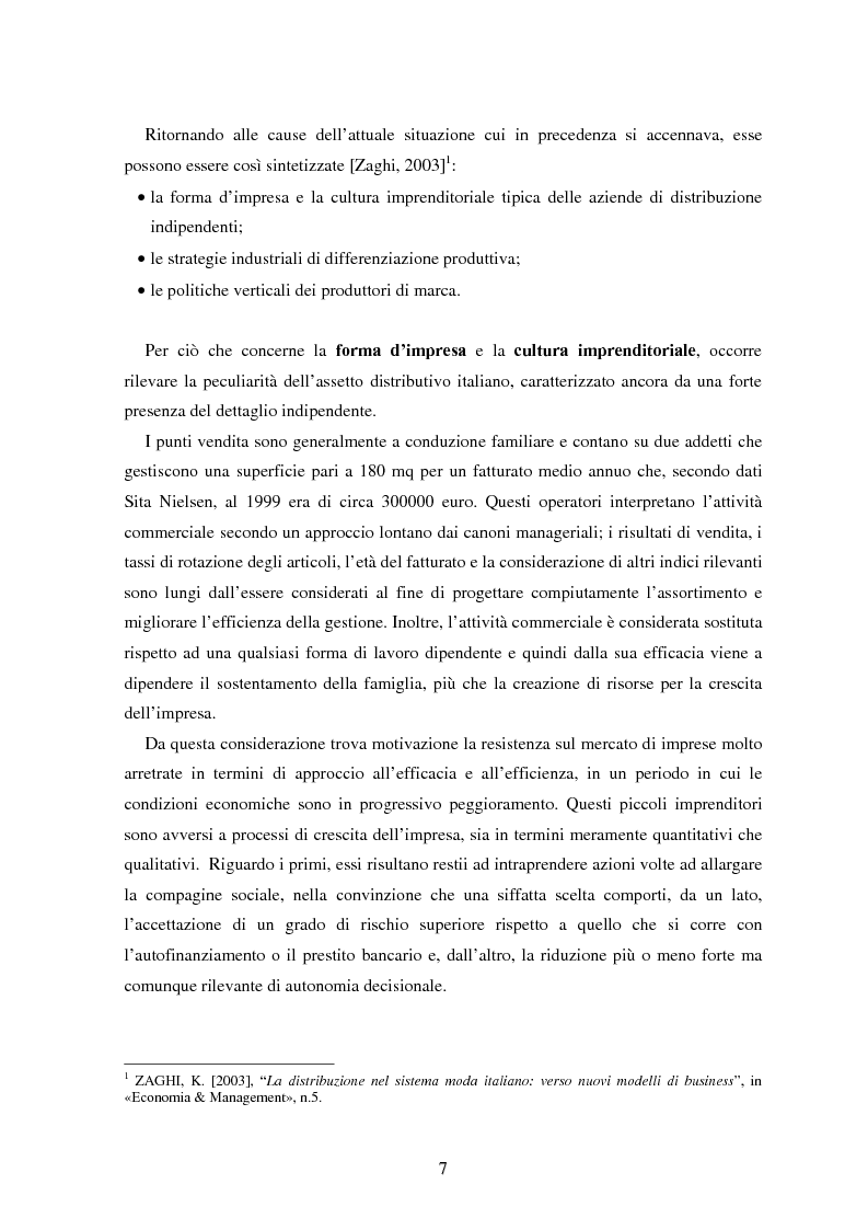 Anteprima della tesi: Marketing esperienziale e punto vendita nell'abbigliamento: aspetti concettuali ed applicativi, Pagina 5