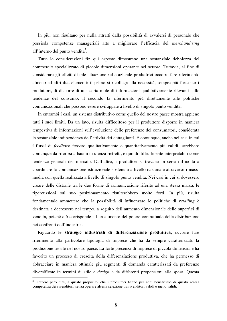 Anteprima della tesi: Marketing esperienziale e punto vendita nell'abbigliamento: aspetti concettuali ed applicativi, Pagina 6