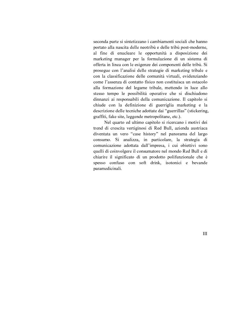 Anteprima della tesi: L'evoluzione delle strategie di comunicazione: dall'advertising al marketing non convenzionale. Case history: Come Red Bull ti mette le ali, Pagina 3