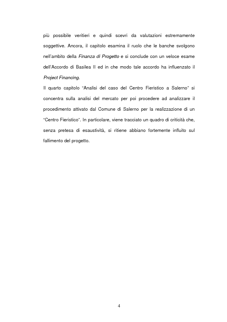 Anteprima della tesi: Un nuovo strumento di finanza innovativa: il Project Financing, Pagina 3