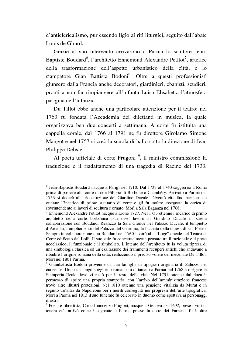 Anteprima della tesi: Mademoiselle Françoise Raucourt prima attrice della Comédie-Française e della Compagnia Imperiale e Reale a Parma (1807-1813), Pagina 7