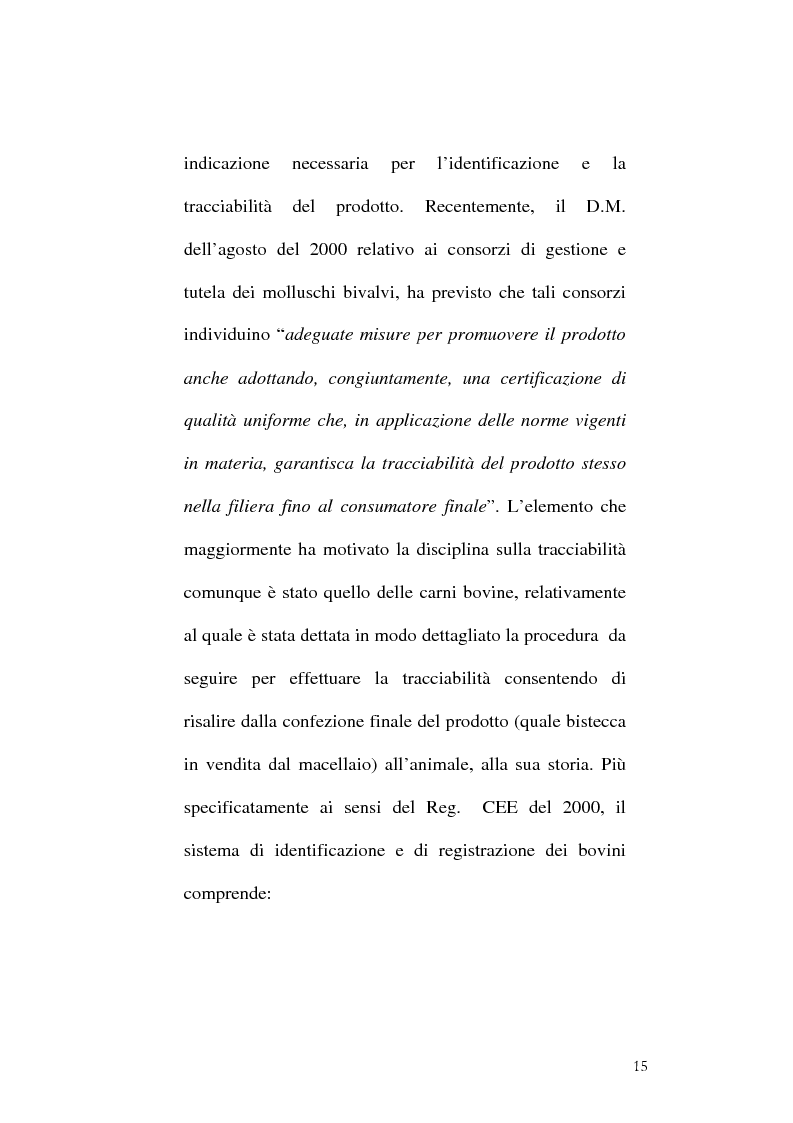 Anteprima della tesi: Tracciabilità: Uno strumento per gestire la concorrenza sul mercato internazionale, Pagina 13