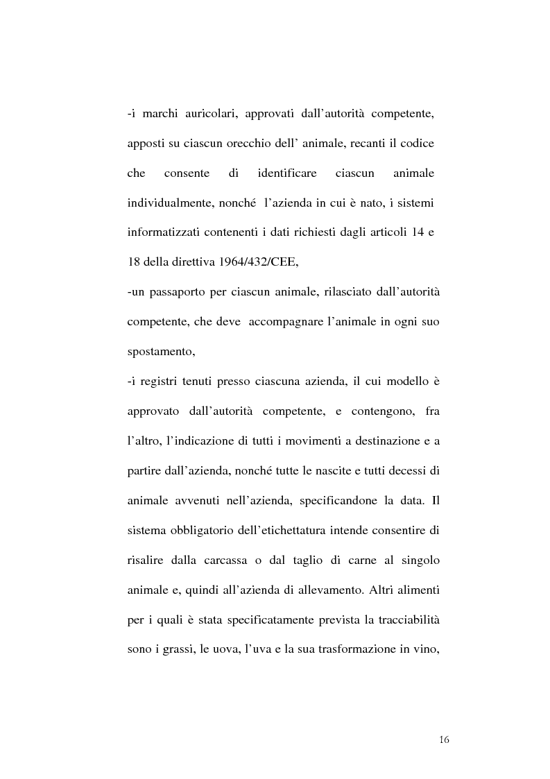 Anteprima della tesi: Tracciabilità: Uno strumento per gestire la concorrenza sul mercato internazionale, Pagina 14
