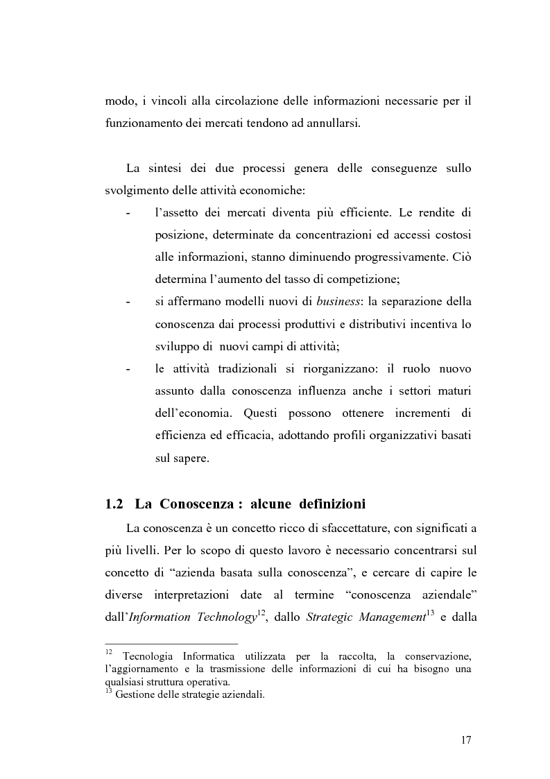 Anteprima della tesi: Problematiche di definizione ed analisi strategica nel settore delle Tecnologie dell'Informazione e della Comunicazione, Pagina 11