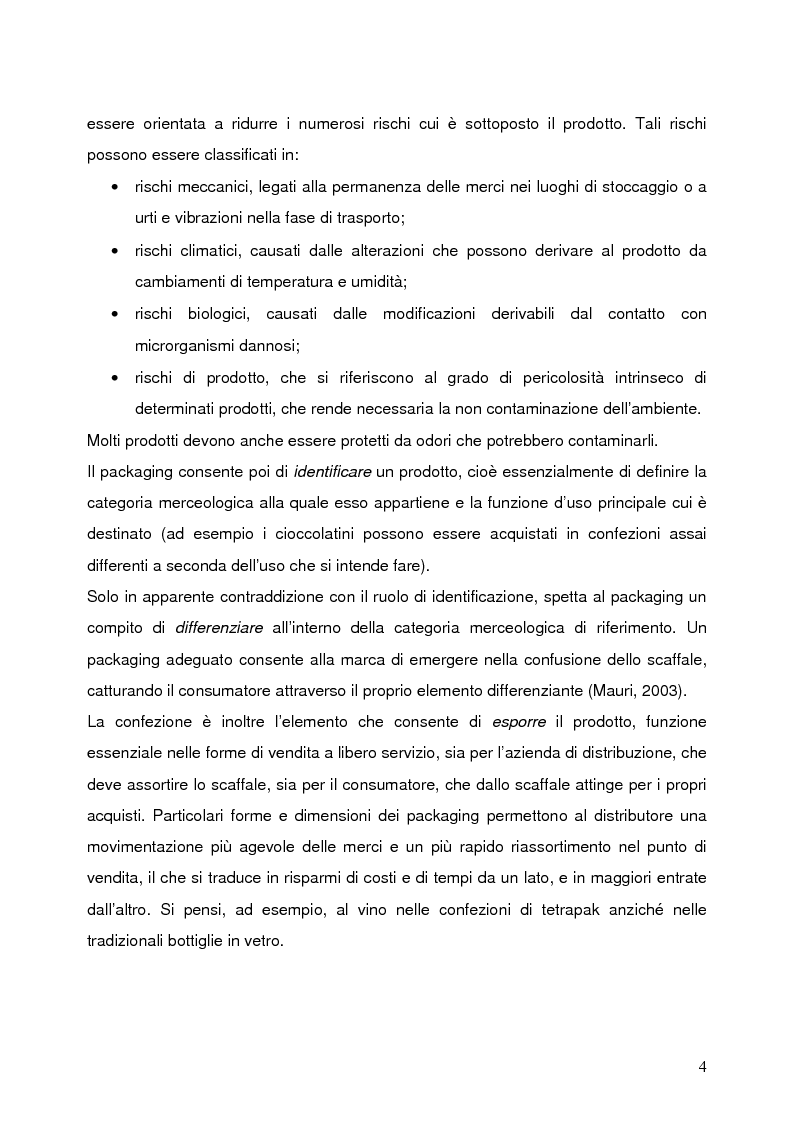 Anteprima della tesi: Il packaging: da componente del prodotto a strumento di comunicazione, Pagina 3
