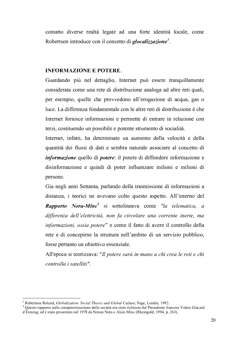 Anteprima della tesi: Dinamiche e frontiere del giornalismo on line. Il caso del Giornale dell'Umbria., Pagina 15