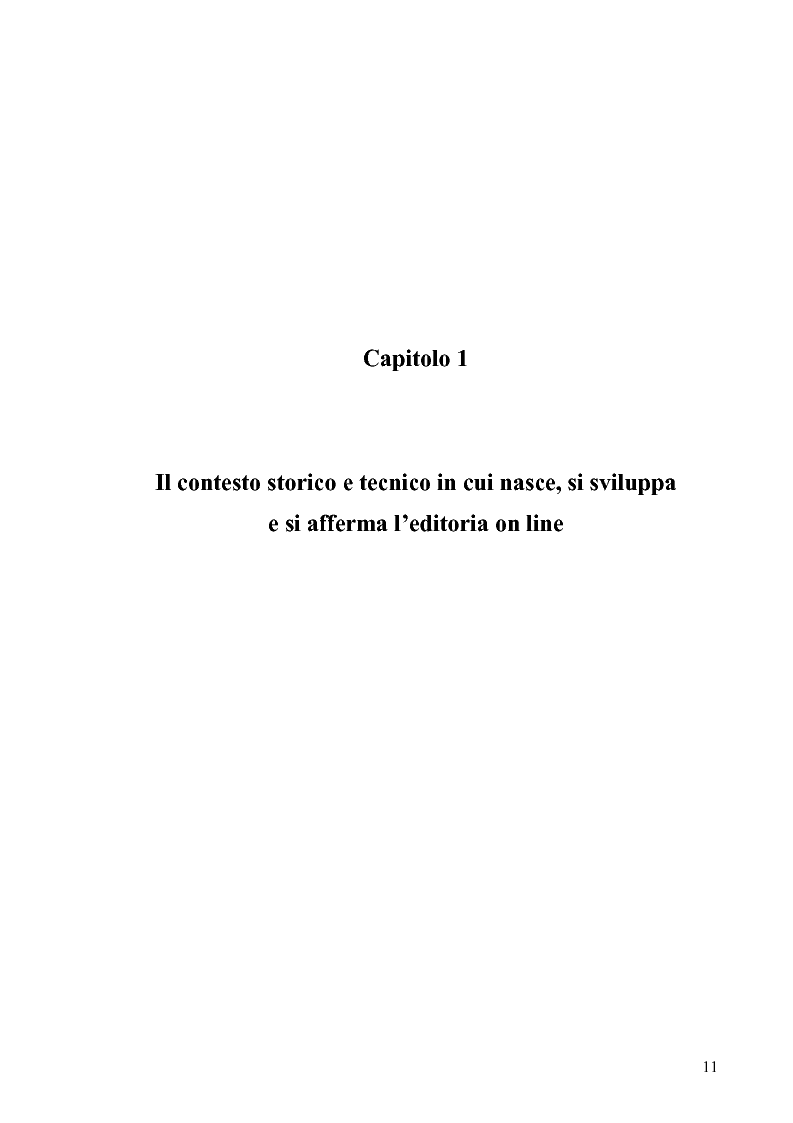 Anteprima della tesi: Dinamiche e frontiere del giornalismo on line. Il caso del Giornale dell'Umbria., Pagina 6
