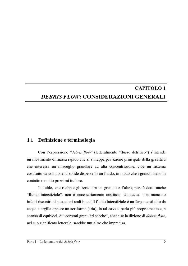 Anteprima della tesi: Indagine sperimentale sul ruolo della scabrezza nel moto di correnti granulari, Pagina 5
