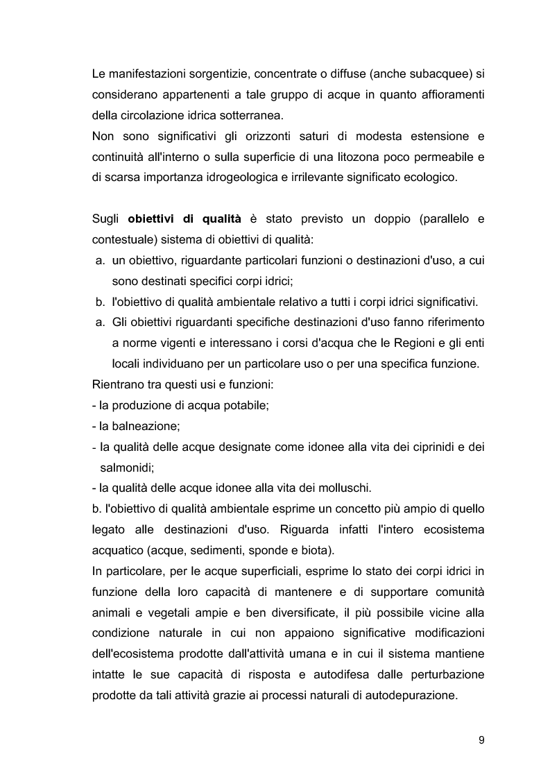 Anteprima della tesi: Il ruolo delle Associazioni Ambientaliste nel monitoraggio ambientale. Le acque di balneazione: il caso “Goletta Verde”., Pagina 10