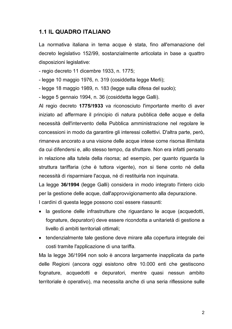 Anteprima della tesi: Il ruolo delle Associazioni Ambientaliste nel monitoraggio ambientale. Le acque di balneazione: il caso “Goletta Verde”., Pagina 3