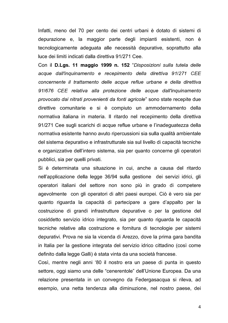 Anteprima della tesi: Il ruolo delle Associazioni Ambientaliste nel monitoraggio ambientale. Le acque di balneazione: il caso “Goletta Verde”., Pagina 5