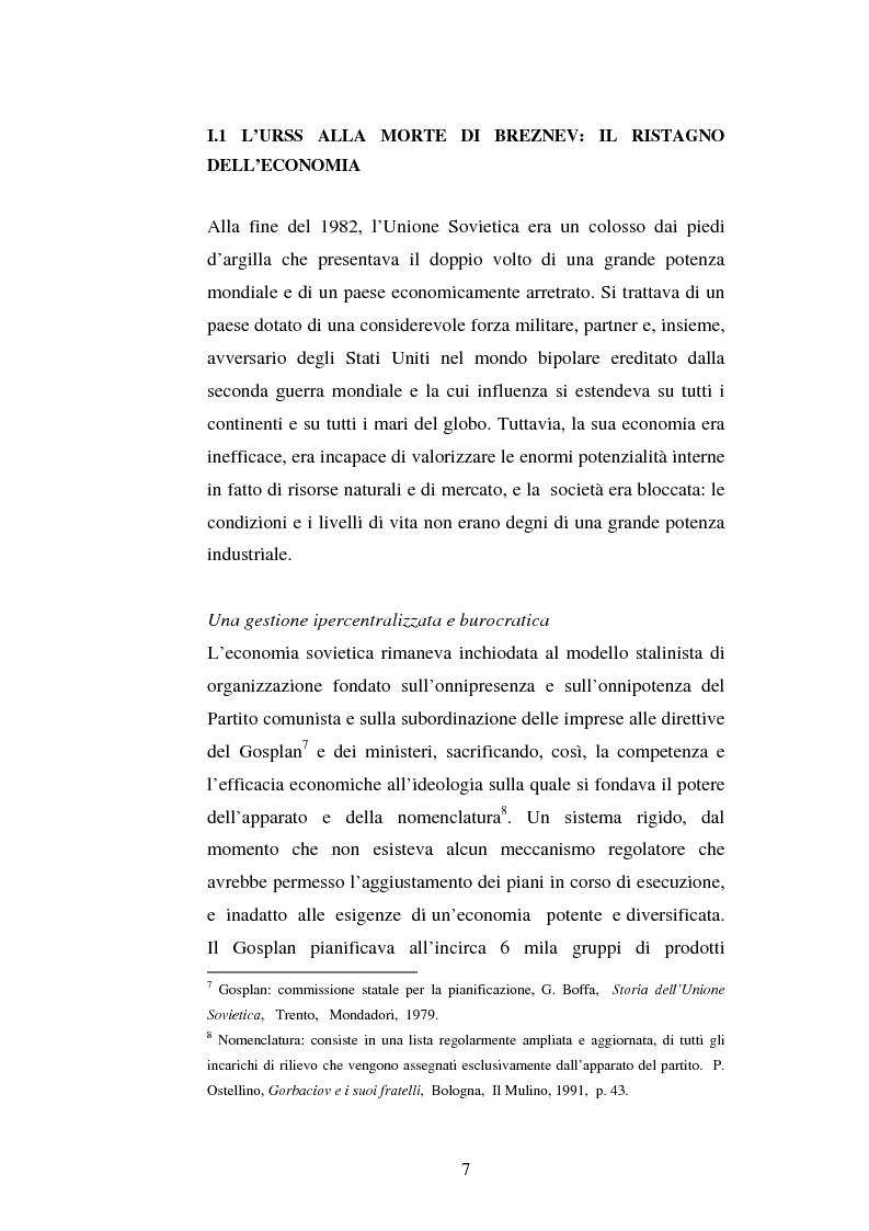 Anteprima della tesi: L'Urss dalla perestrojka al crollo, Pagina 7