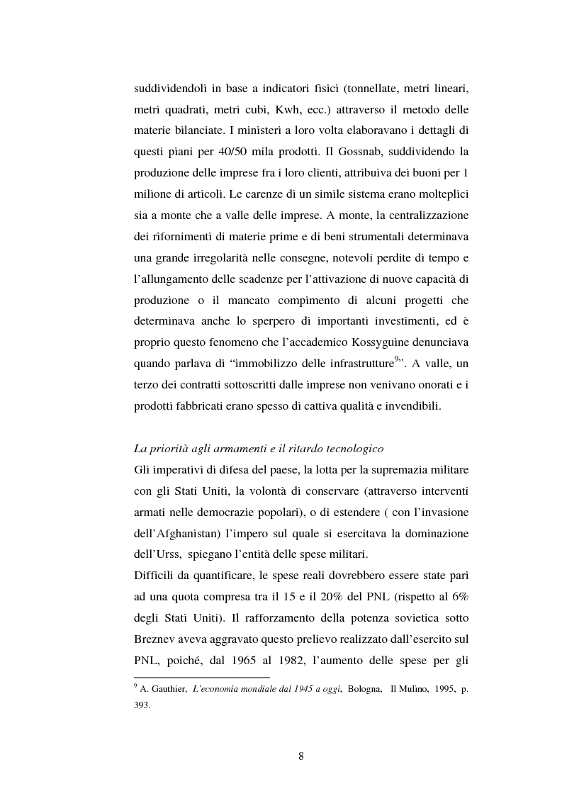 Anteprima della tesi: L'Urss dalla perestrojka al crollo, Pagina 8