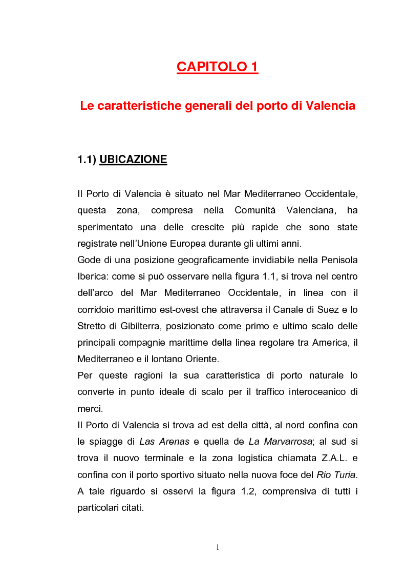 Anteprima della tesi: Il porto di Valencia e gli effetti della America's Cup, Pagina 3