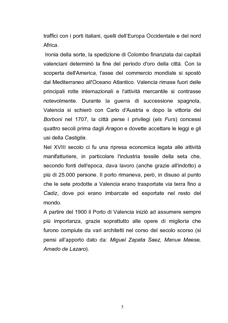 Anteprima della tesi: Il porto di Valencia e gli effetti della America's Cup, Pagina 5