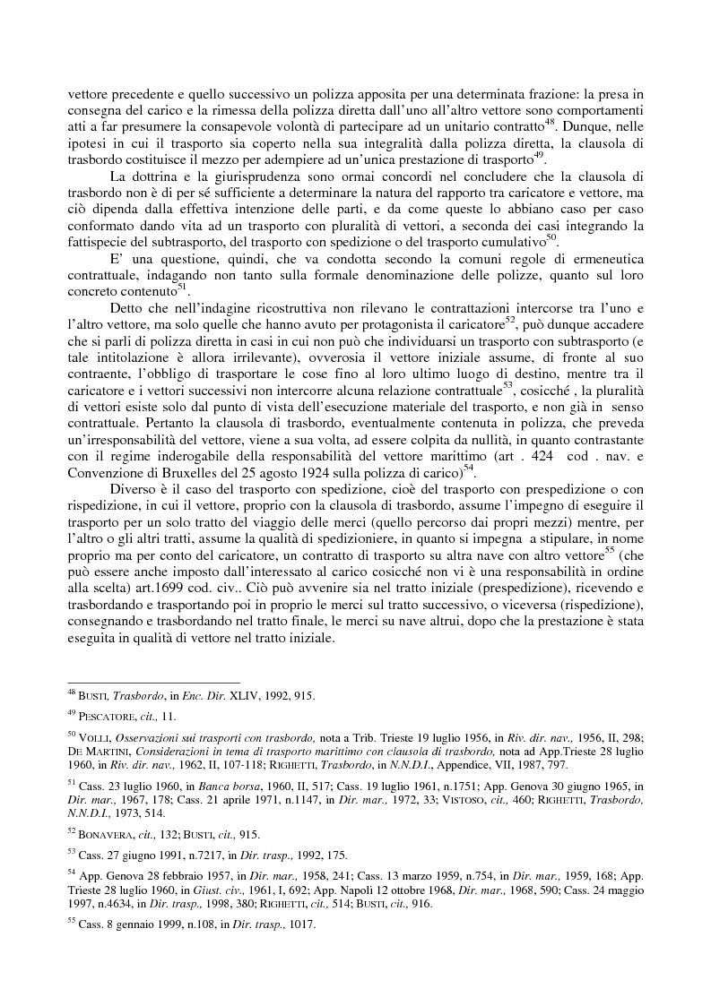 Anteprima della tesi: Le problematiche giuridiche del transhipment, Pagina 11