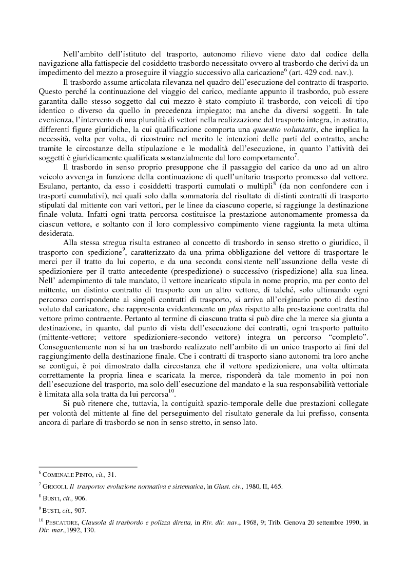 Anteprima della tesi: Le problematiche giuridiche del transhipment, Pagina 4