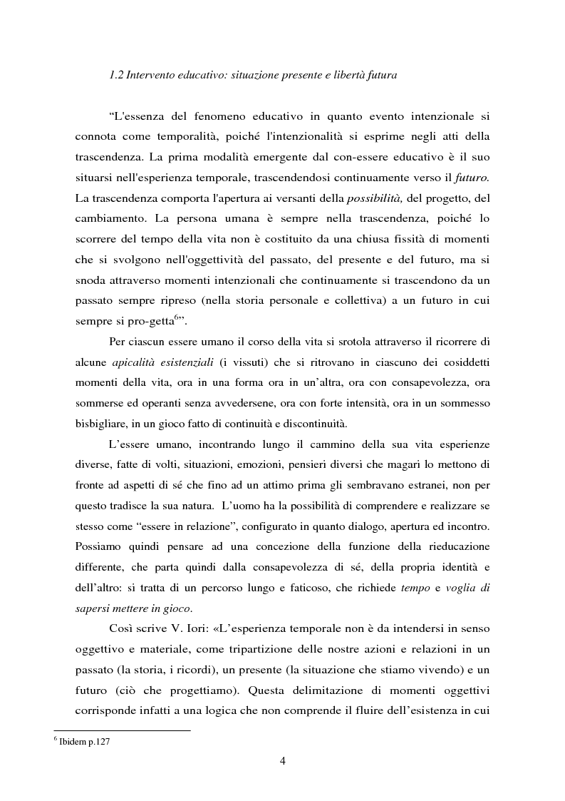 Anteprima della tesi: Parole concave per accogliere rinnovati orizzonti di senso. Il valore della parola nell'esperienza rieducativa del carcere., Pagina 6