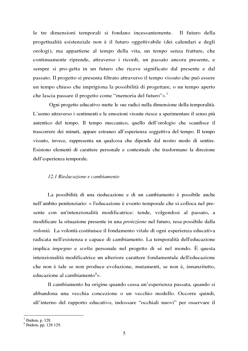 Anteprima della tesi: Parole concave per accogliere rinnovati orizzonti di senso. Il valore della parola nell'esperienza rieducativa del carcere., Pagina 7