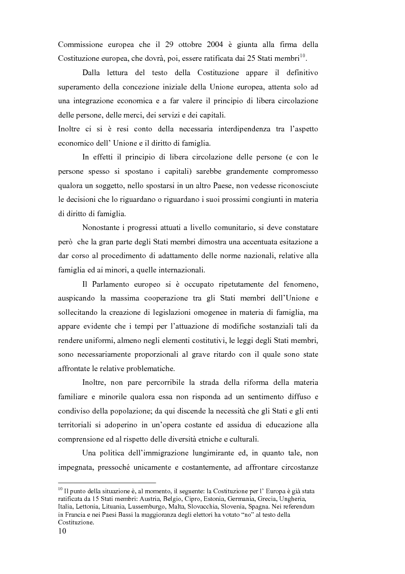 Anteprima della tesi: La sottrazione internazionale di minori nei suoi recenti sviluppi giurisprudenziali, Pagina 7