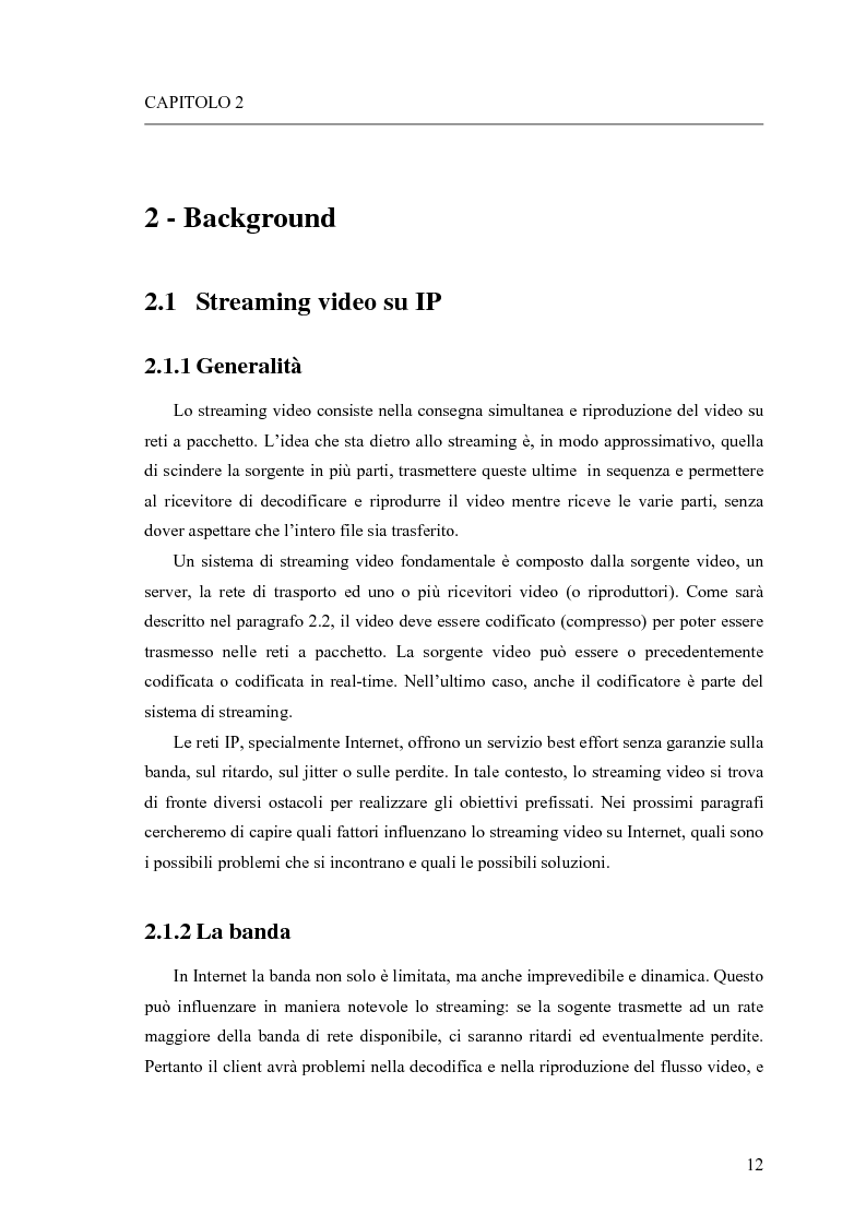 Anteprima della tesi: Adattamento congiunto delle tecniche di codifica di sorgente e delle modalità trasmissive per il trasferimento di segnali video su canale radiomobile, Pagina 4