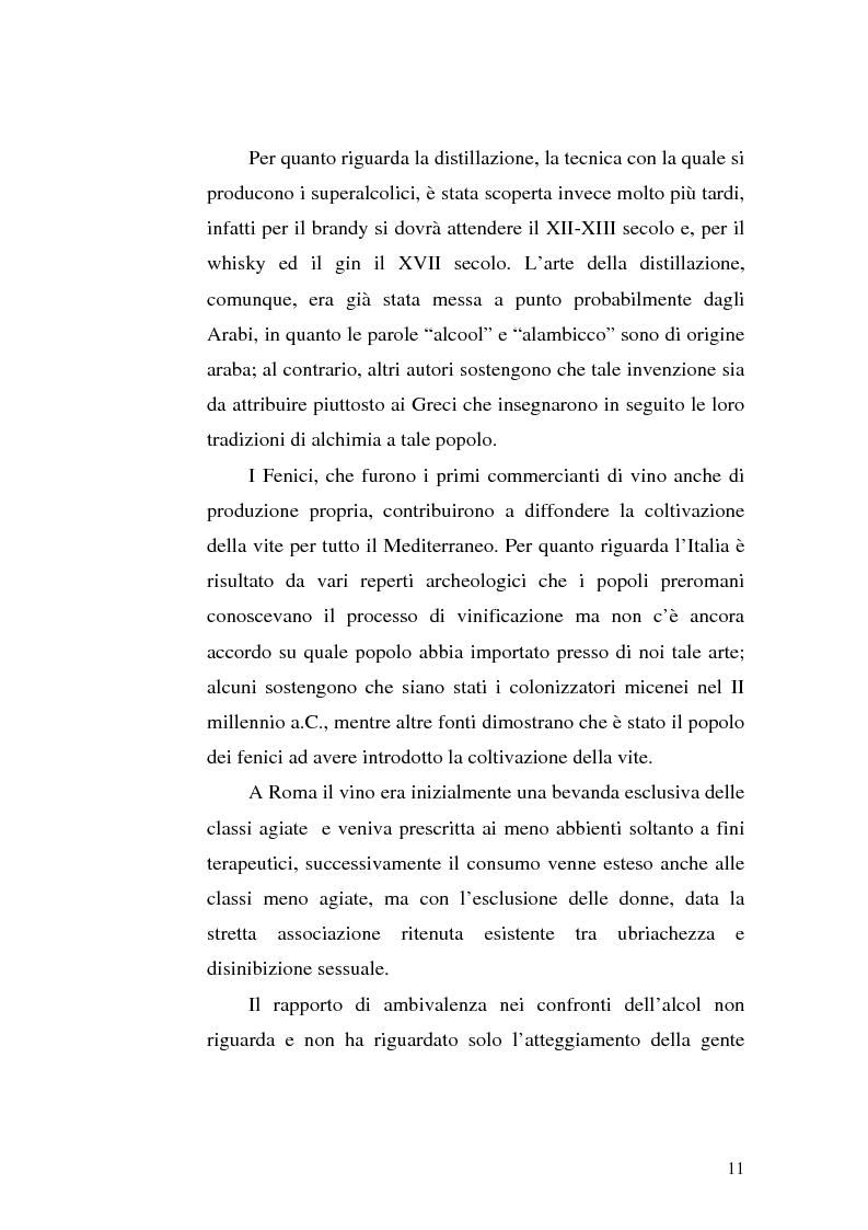 Anteprima della tesi: La famiglia alcolista. Esperienza di trattamento in un servizio alcologico territoriale e in un gruppo di auto-aiuto., Pagina 11