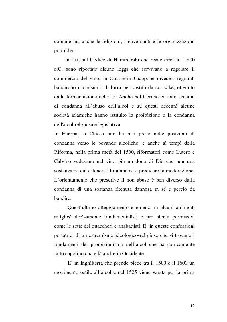 Anteprima della tesi: La famiglia alcolista. Esperienza di trattamento in un servizio alcologico territoriale e in un gruppo di auto-aiuto., Pagina 12