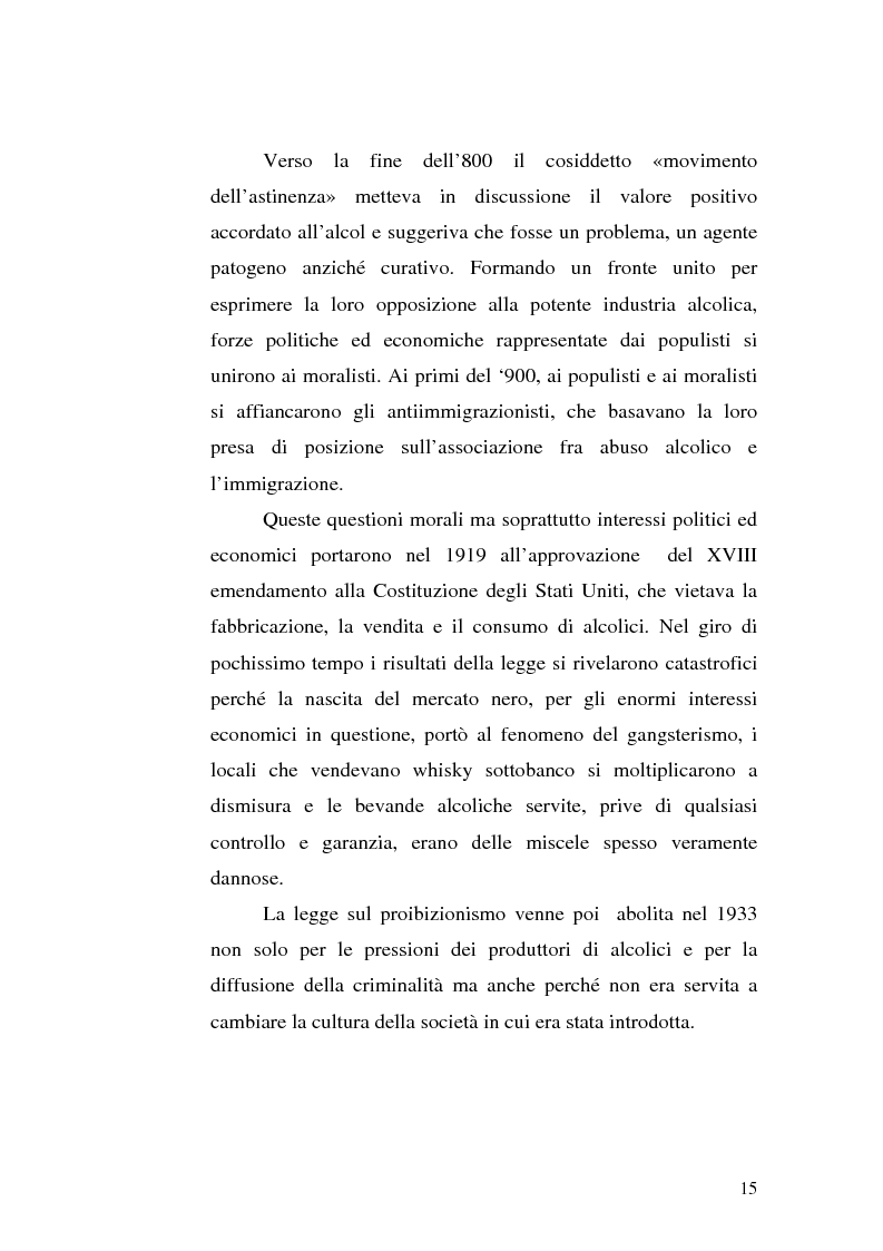 Anteprima della tesi: La famiglia alcolista. Esperienza di trattamento in un servizio alcologico territoriale e in un gruppo di auto-aiuto., Pagina 15