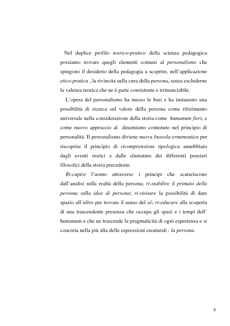 Anteprima della tesi: Il concetto di ''persona'' tra teoria e prassi educative, Pagina 4