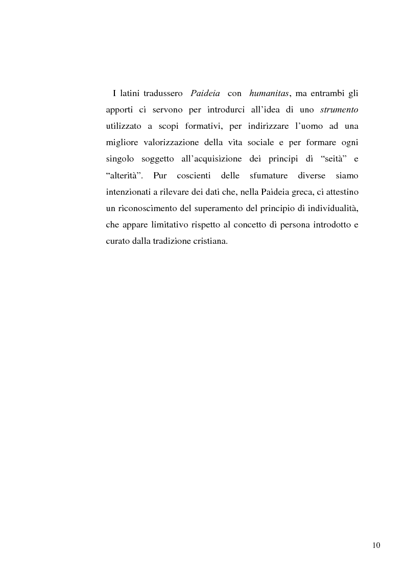 Anteprima della tesi: Il concetto di ''persona'' tra teoria e prassi educative, Pagina 8