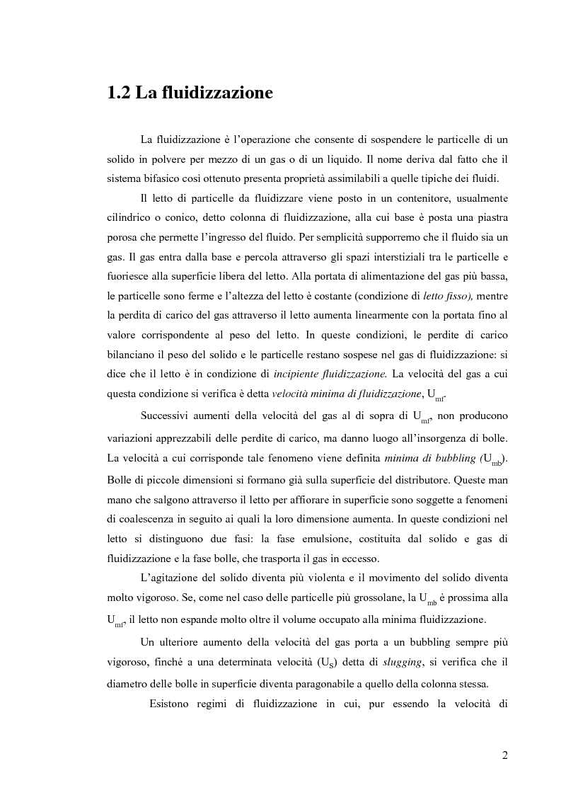 Anteprima della tesi: Esperimenti di fluidizzazione vibrata di una polvere coesiva di silice, Pagina 2