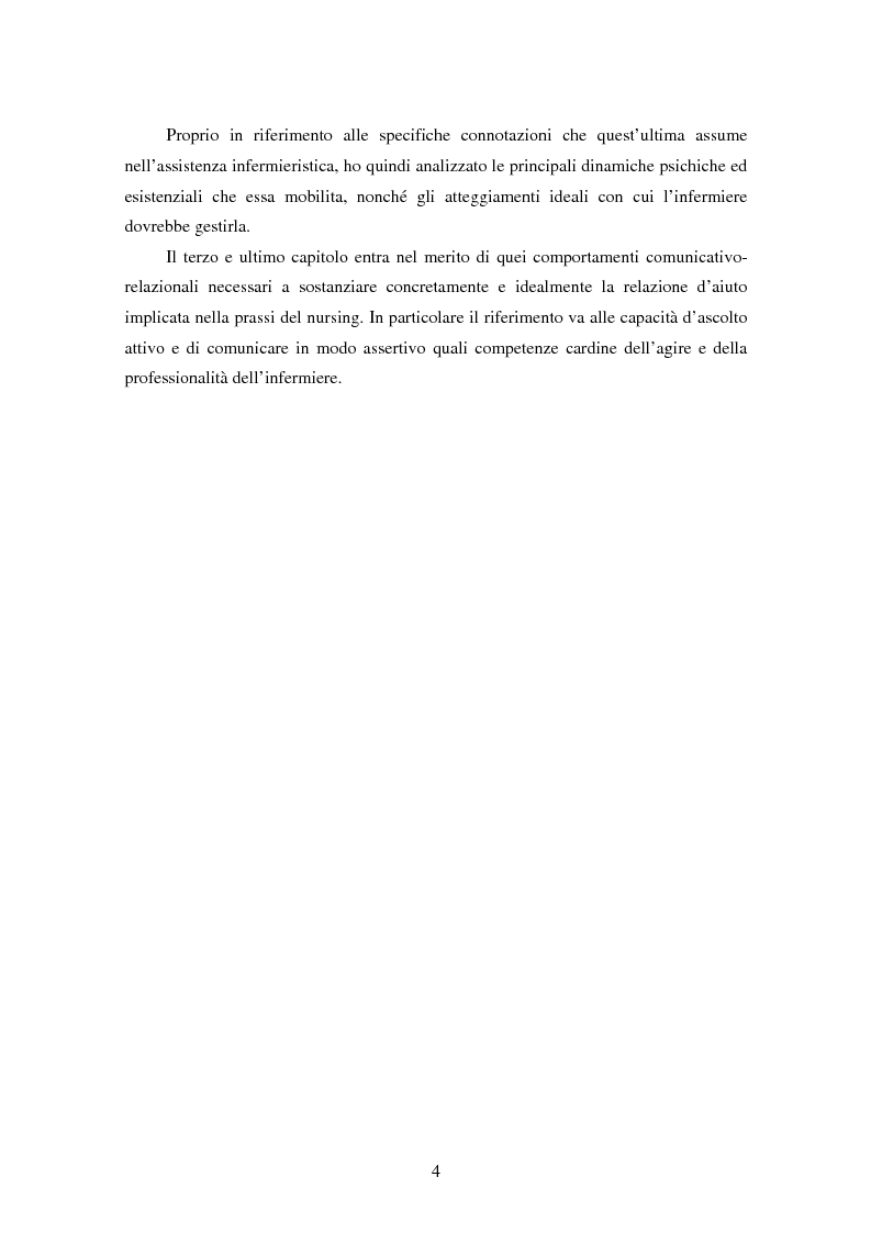 Anteprima della tesi: La relazione tra infermiere e persona malata: il nodo strategico della professione, Pagina 2