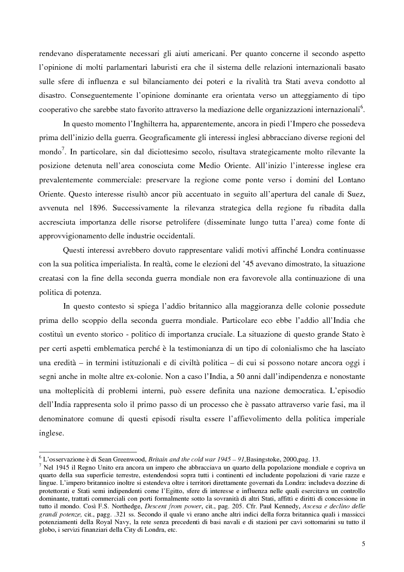 Anteprima della tesi: La politica estera dei governi Blair, Pagina 4