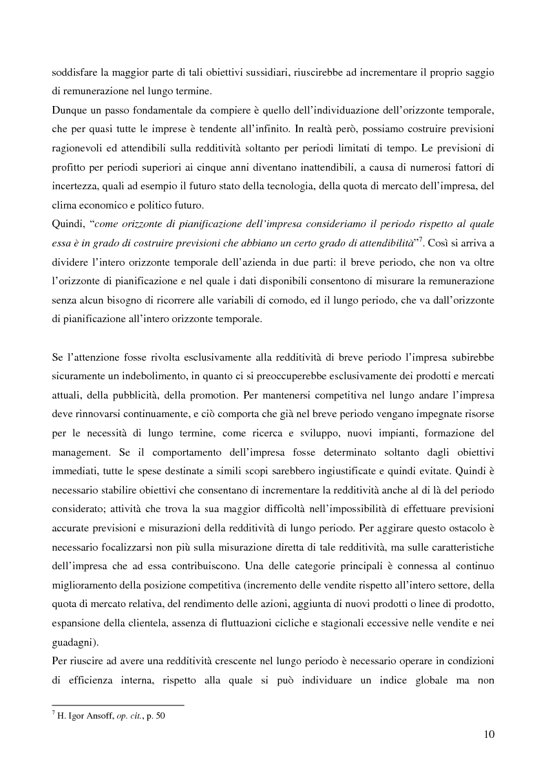 Anteprima della tesi: Le strategie di crescita e sviluppo dimensionale. Il caso Consip S.p.a., Pagina 7
