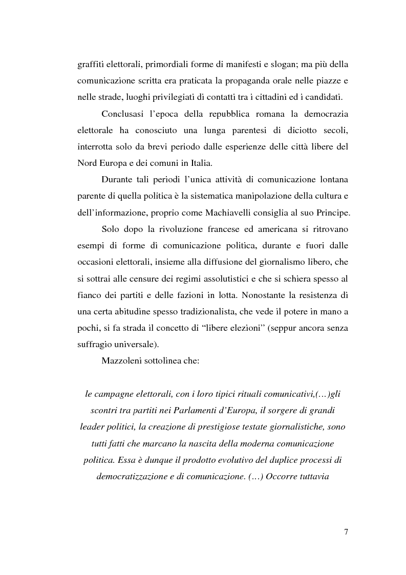 Anteprima della tesi: La comunicazione politica: tra propaganda, pubblicità e marketing, Pagina 5