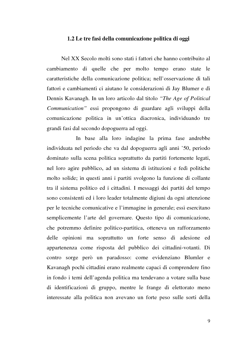 Anteprima della tesi: La comunicazione politica: tra propaganda, pubblicità e marketing, Pagina 7