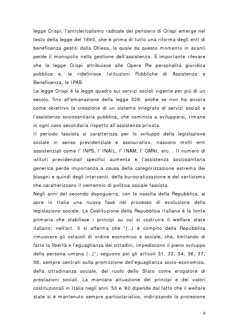 Anteprima della tesi: Fra governance e programmazione partecipata: il Piano Sociale di Zona nel distretto di Sondrio, Pagina 4