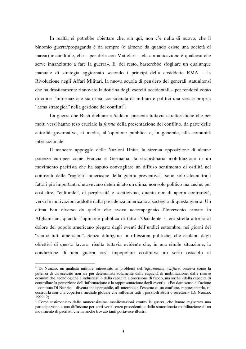 Anteprima della tesi: Come si racconta una guerra. Analisi semiotica dei discorsi di George W. Bush durante la guerra in Iraq., Pagina 3