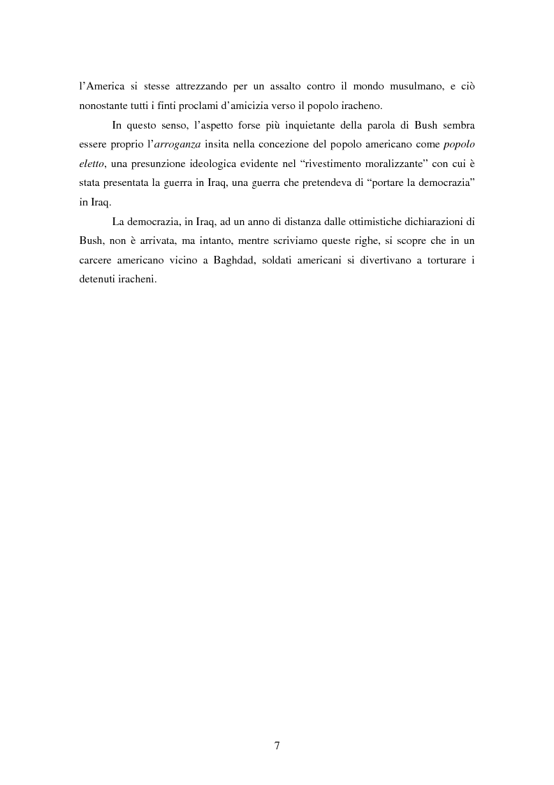 Anteprima della tesi: Come si racconta una guerra. Analisi semiotica dei discorsi di George W. Bush durante la guerra in Iraq., Pagina 7