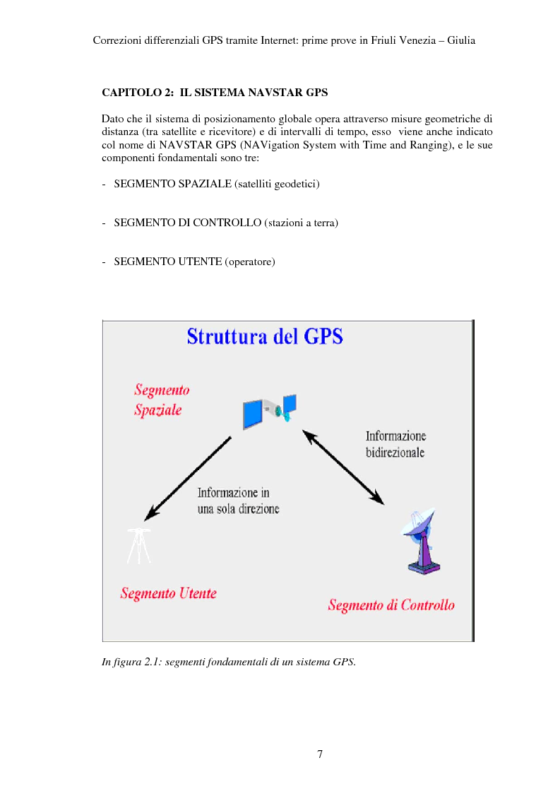 Anteprima della tesi: Correzioni GPS differenziali tramite internet, prime prove in Friuli Venezia Giulia, Pagina 4