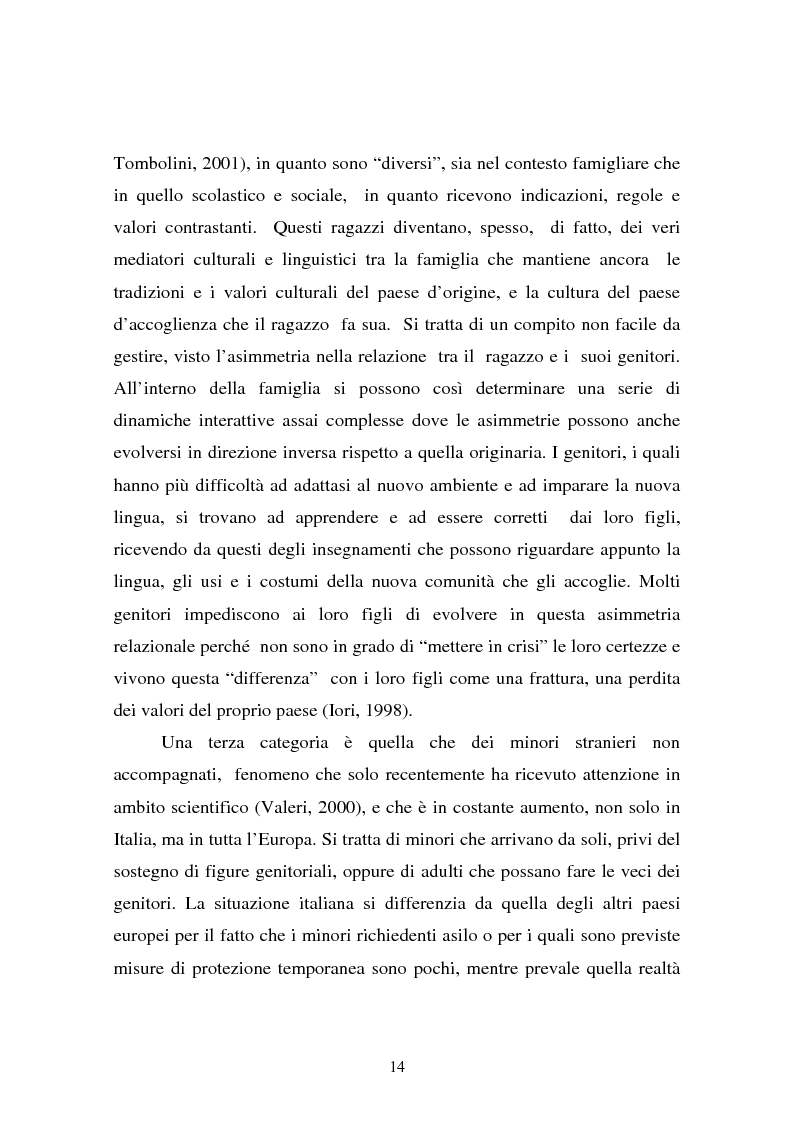 Anteprima della tesi: L’integrazione dei ragazzi stranieri a scuola: dalla multiculturalità all'interculturalità, Pagina 11