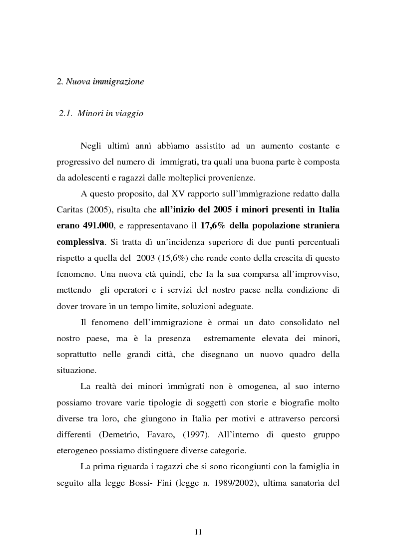 Anteprima della tesi: L’integrazione dei ragazzi stranieri a scuola: dalla multiculturalità all'interculturalità, Pagina 8