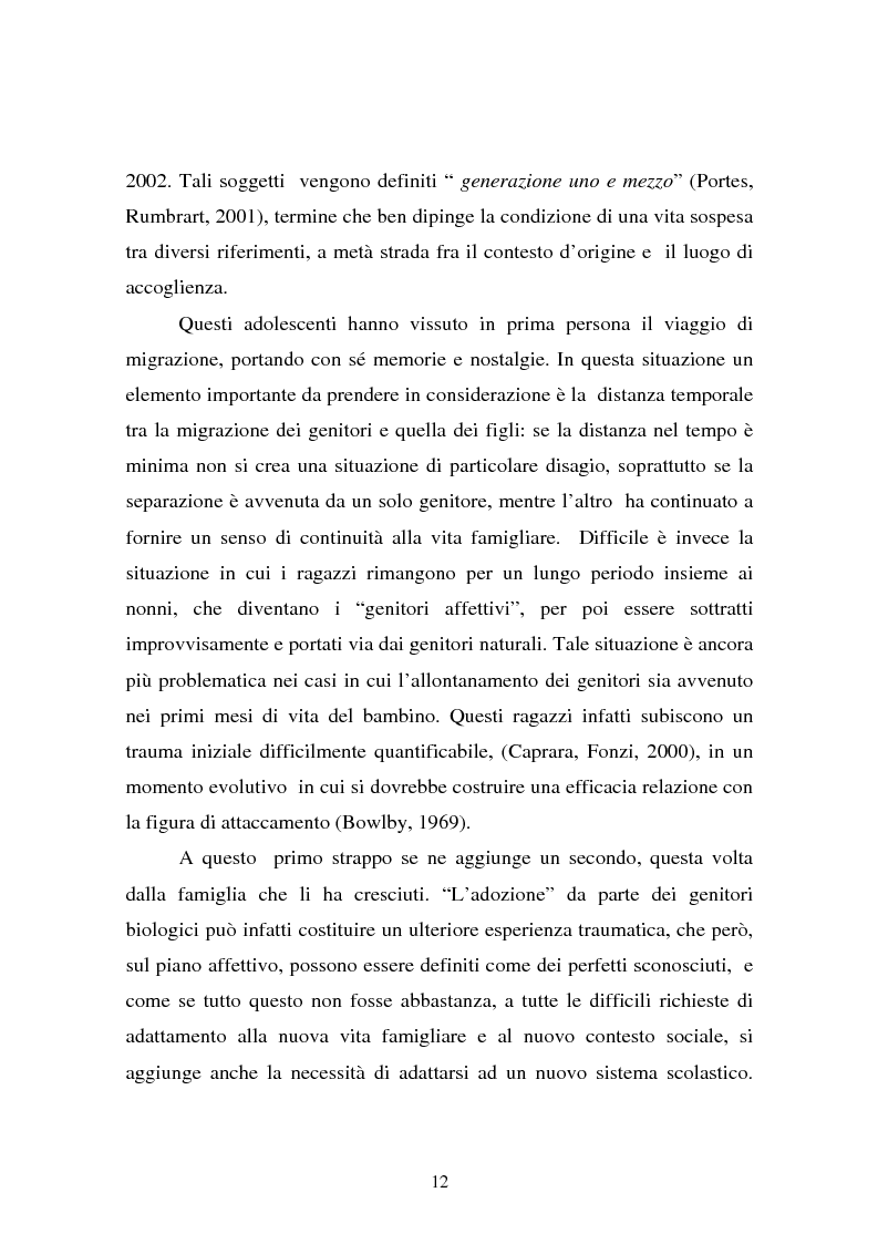 Anteprima della tesi: L’integrazione dei ragazzi stranieri a scuola: dalla multiculturalità all'interculturalità, Pagina 9