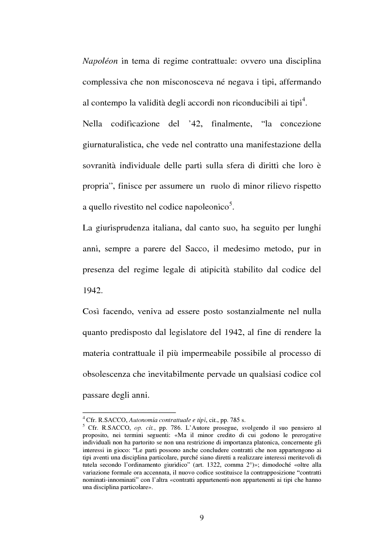 Anteprima della tesi: Il contratto di Franchising, Pagina 5