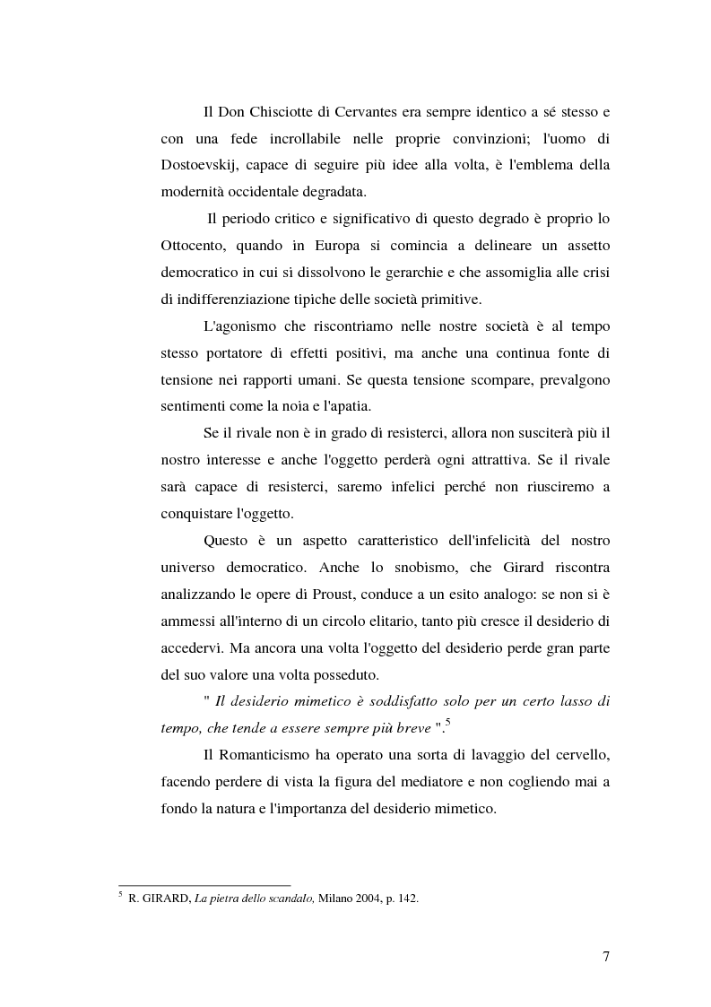 Anteprima della tesi: René Girard e la storia delle religioni: mimetismo e meccanismo vittimario, Pagina 7