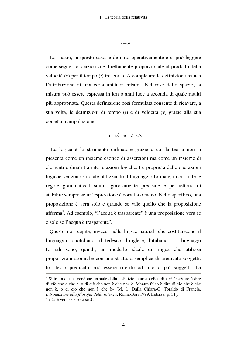 Anteprima della tesi: Epistemologia senza dogmi. Scienza e filosofia in A. Einstein, Pagina 7